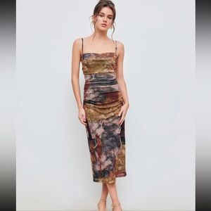 CIDER Multicolor Midi Dress SIZE 6